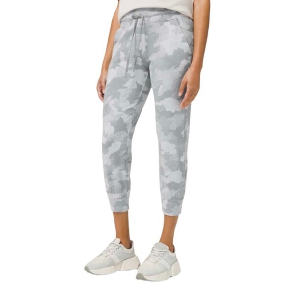 Lululemon Ready to Rulu Jogger Crop Heritage Speckle Camo Jacquard Rhino Grey - Picture 3 of 12